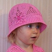 Hats gentle pink shades