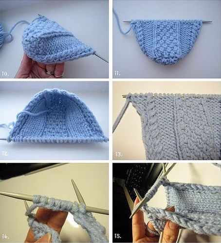 tricotare Sosete cu model aaran part2