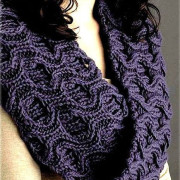 foulard tricoté snood